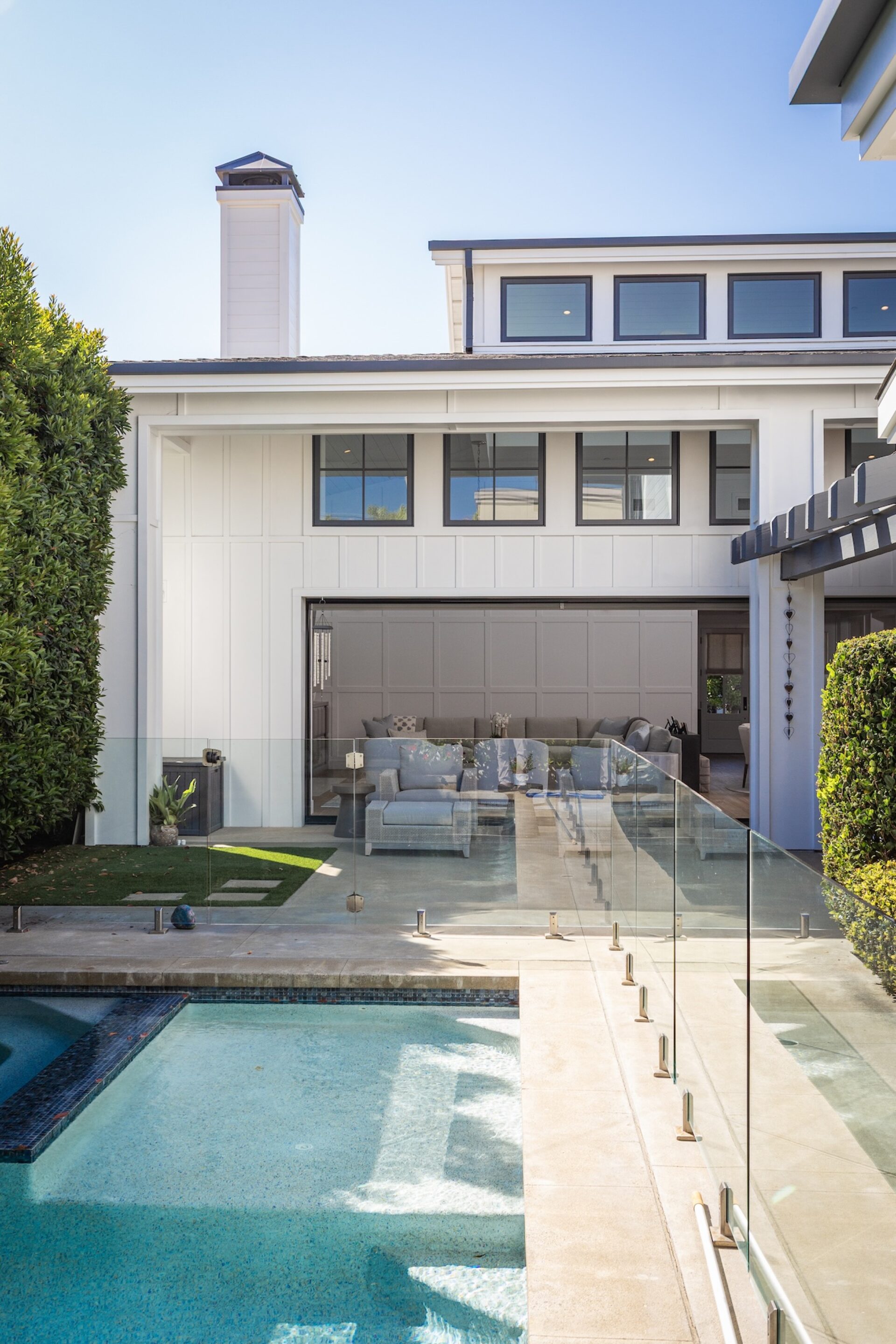 backyard design newport beach ca