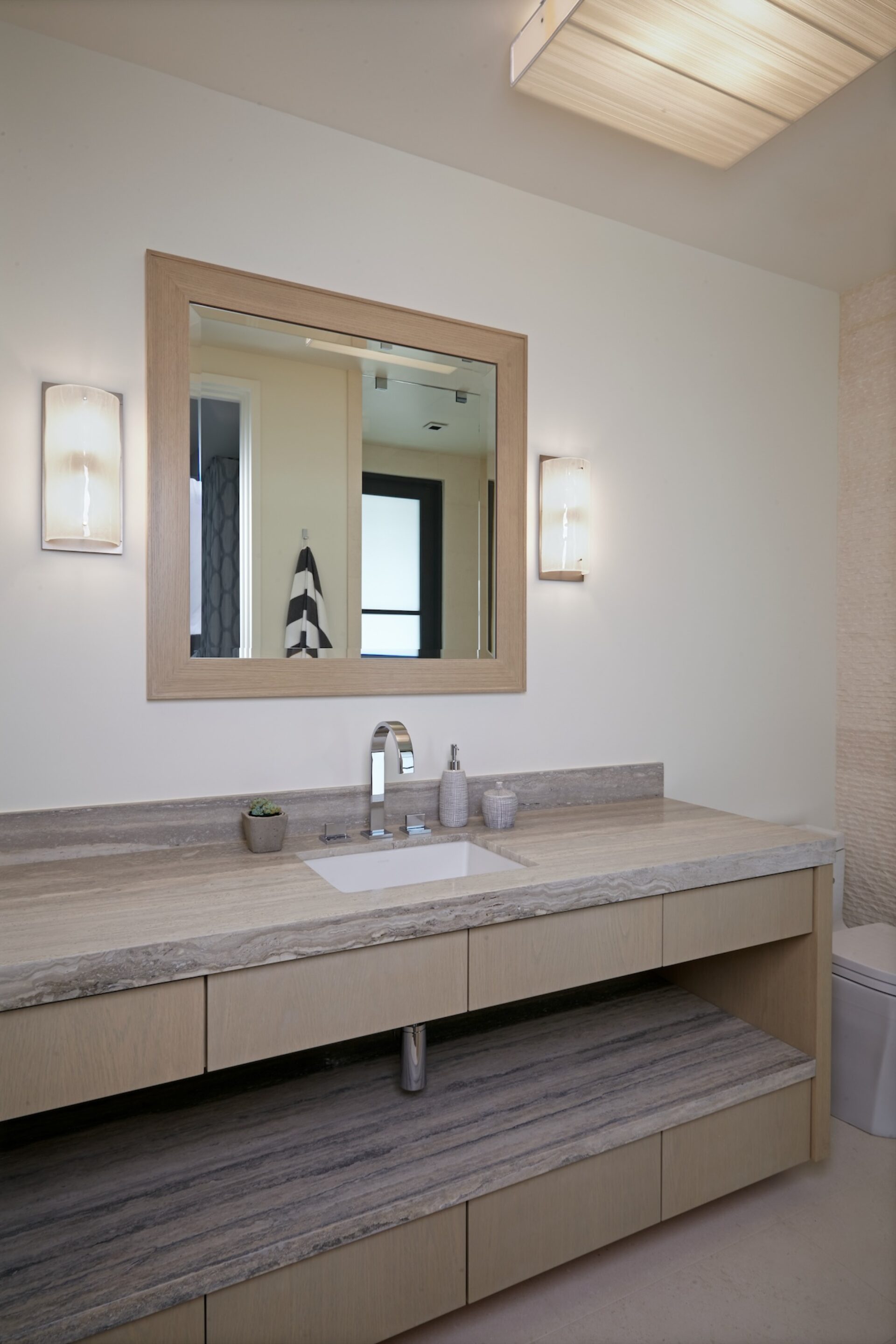 Bathroom Vanity Brown Gray