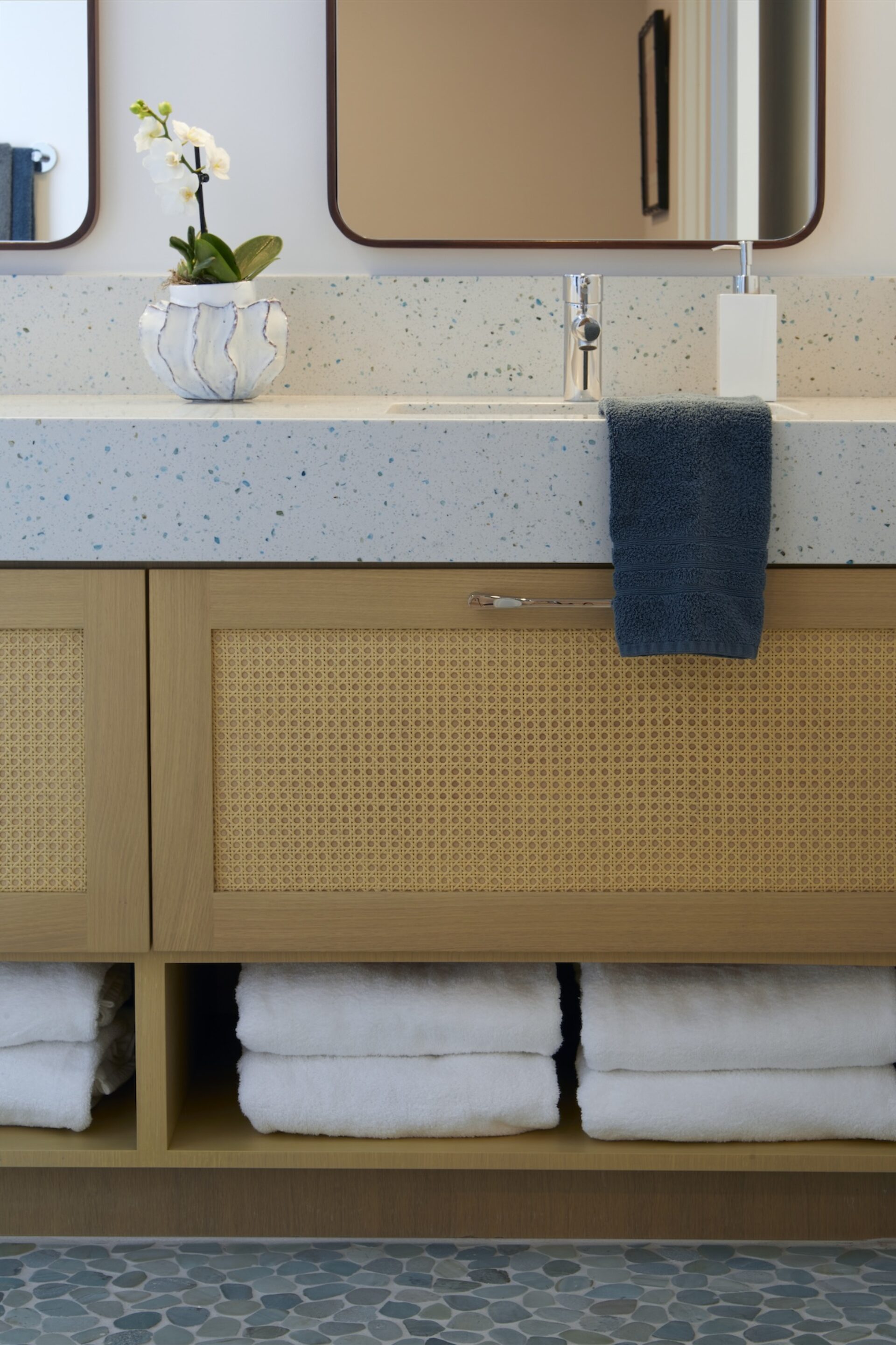 Bathroom Vanity Detail Caning