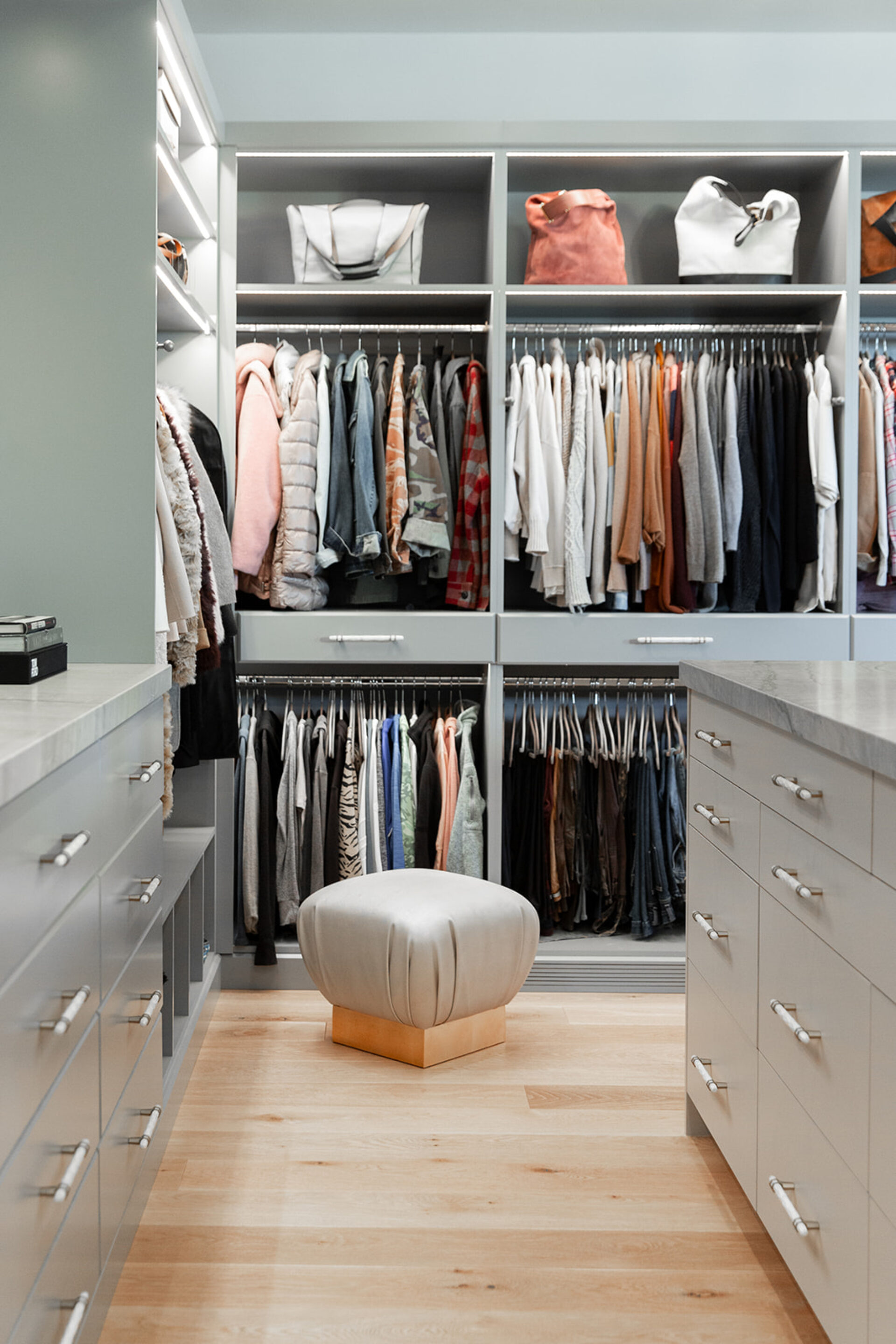 closet interior design hardwood flooring