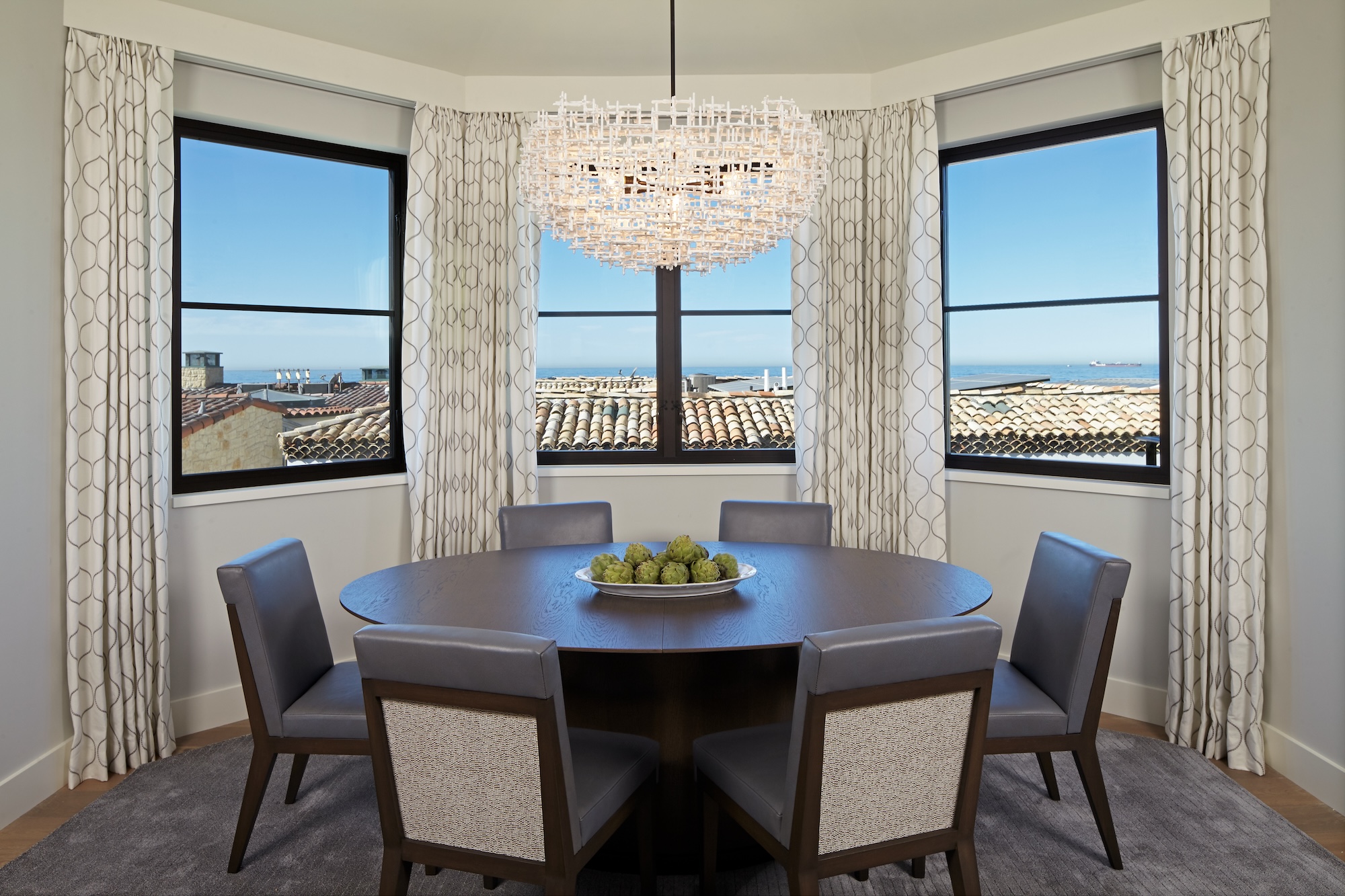 Dining Table View To Ocean Manhattan Beach Ca