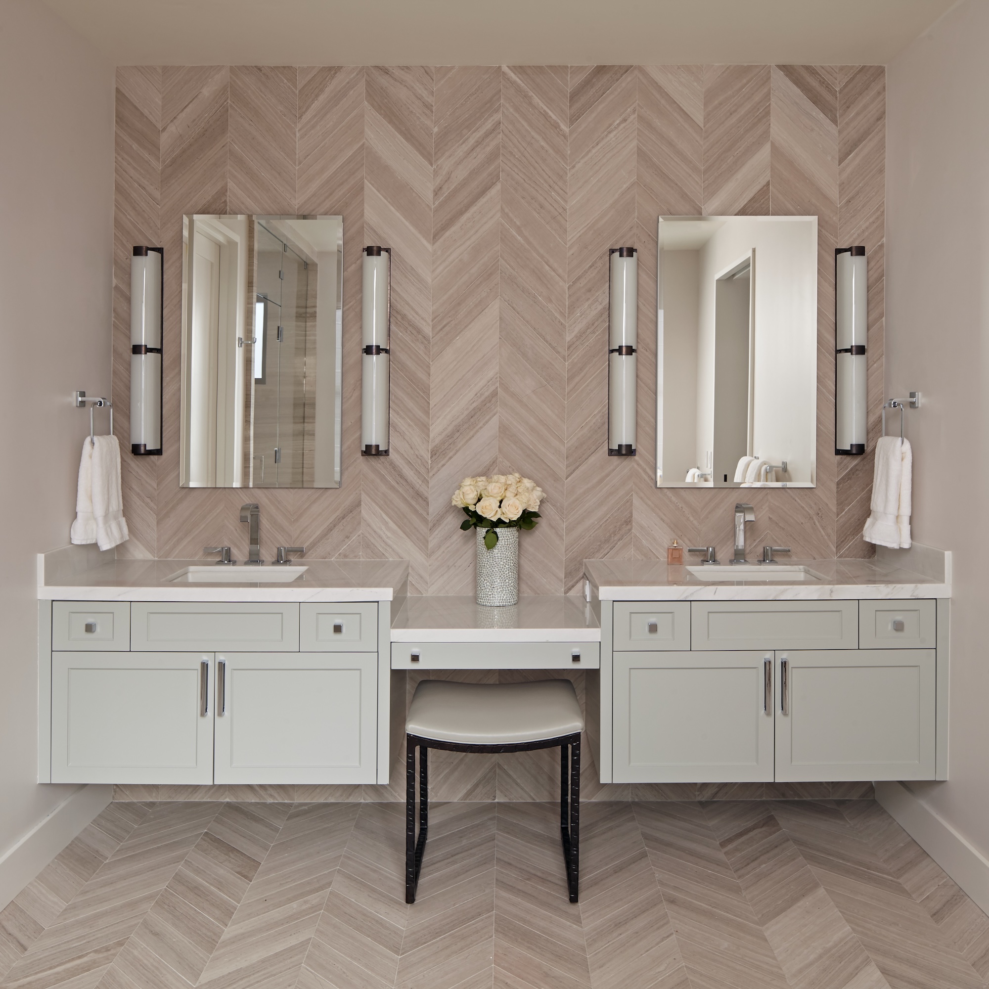 Dual Vanity Bathroom Interior Design