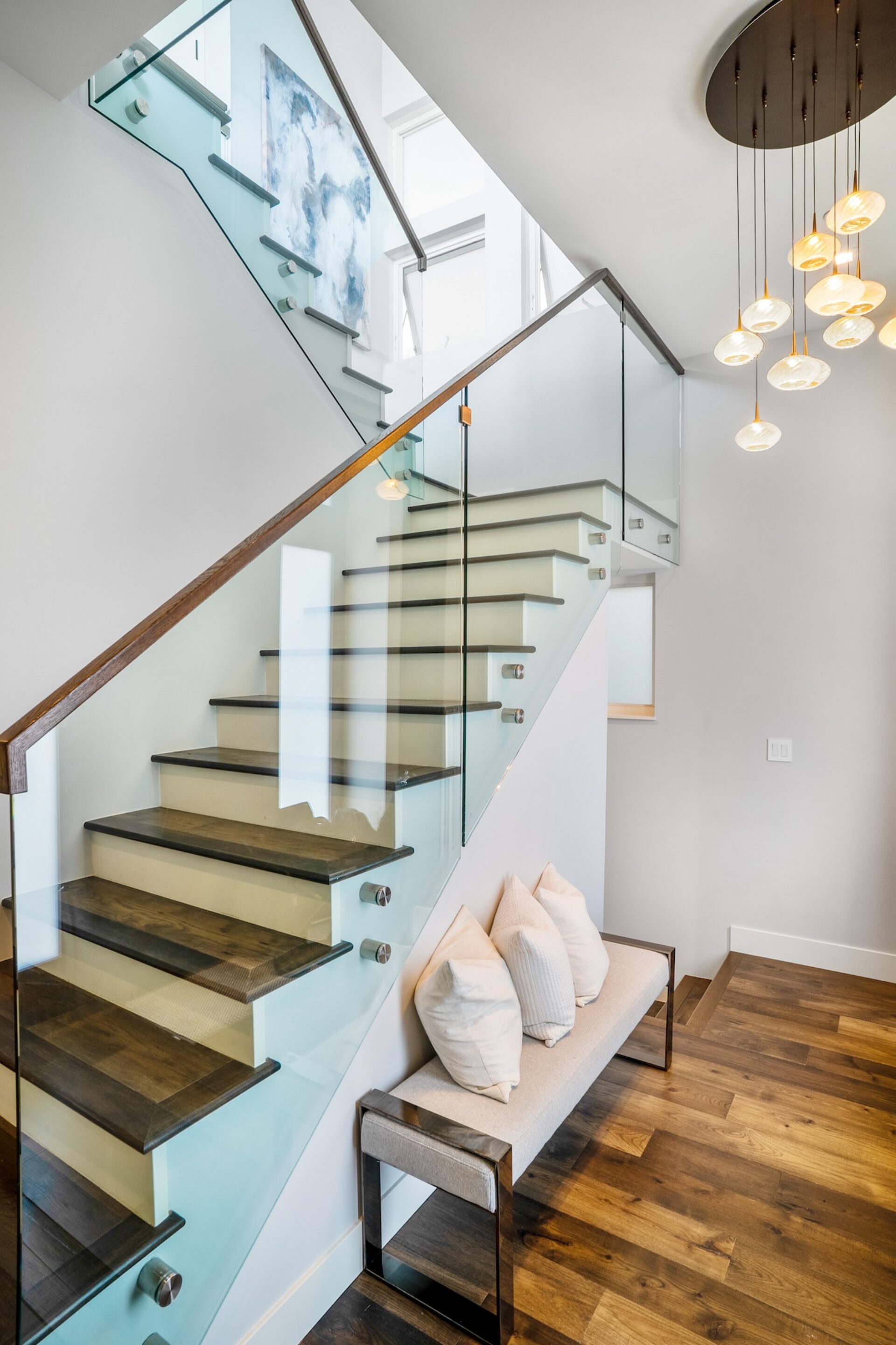 Glass Staircase Railing Design