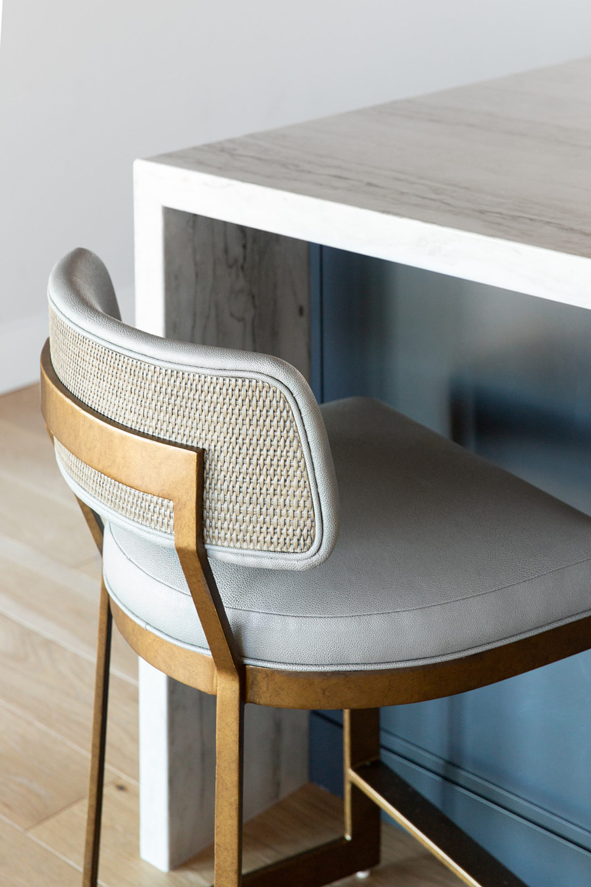 kitchen counter stool detail