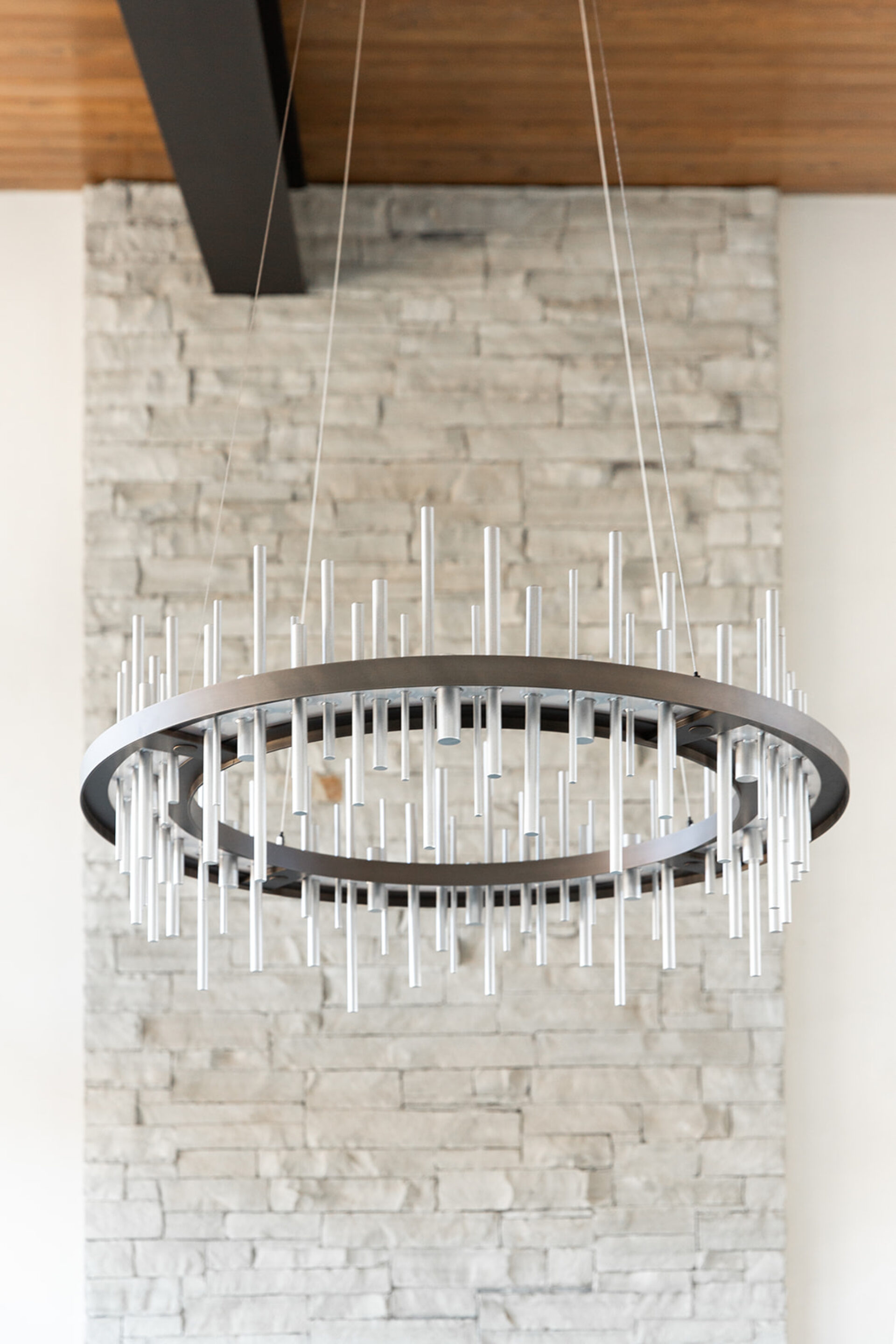 living room chandelier detail interior design