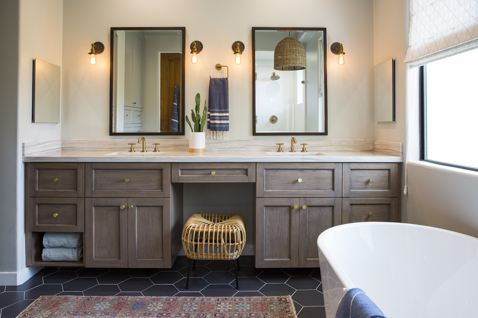 Primary Bathroom Dual Sink Vanity