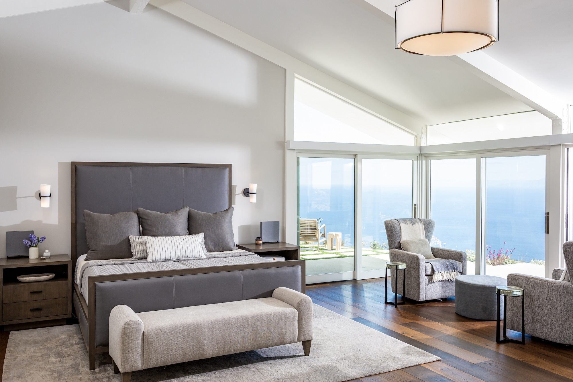 Primary Bedroom Design With Ocean View