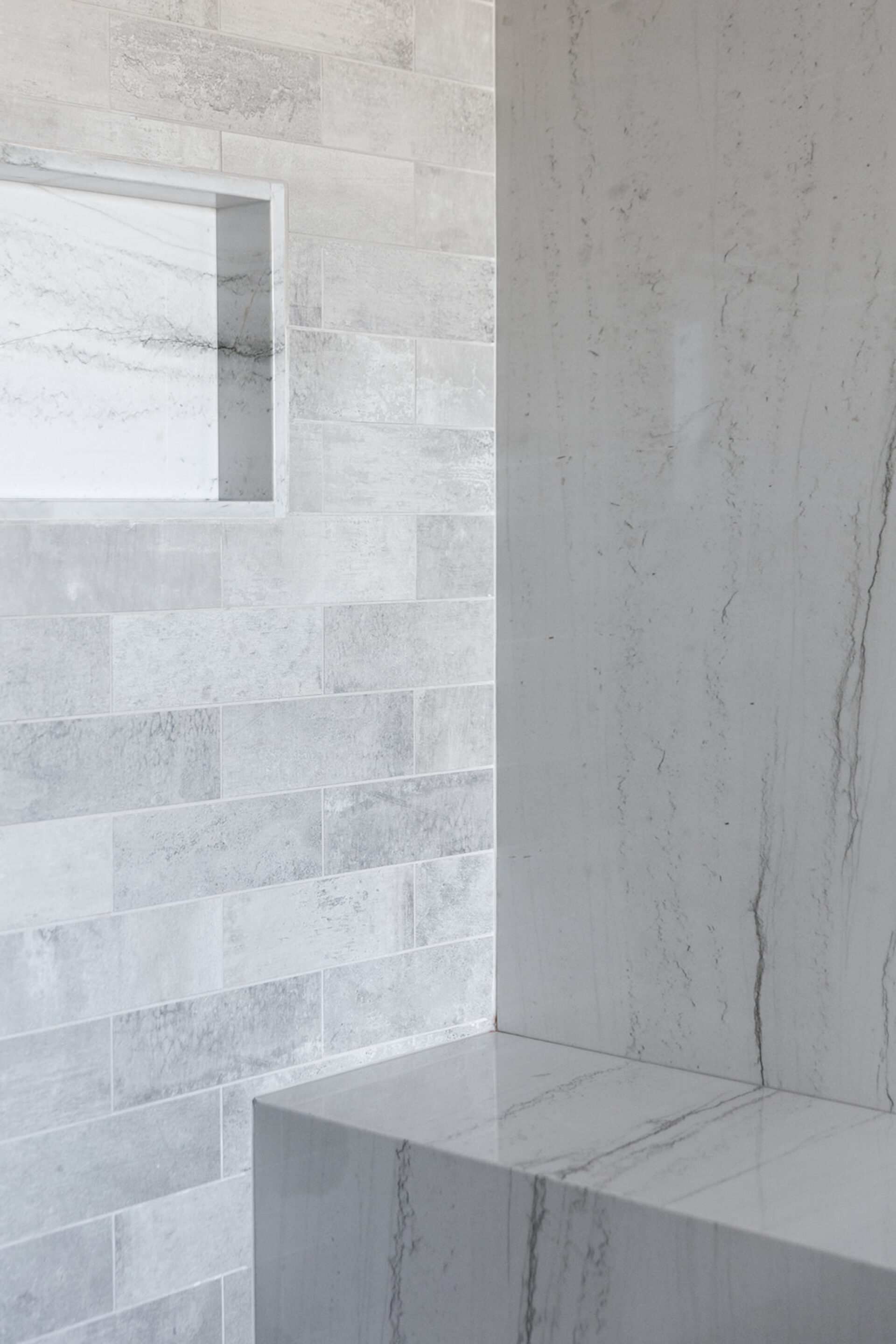 shower bench seat marble