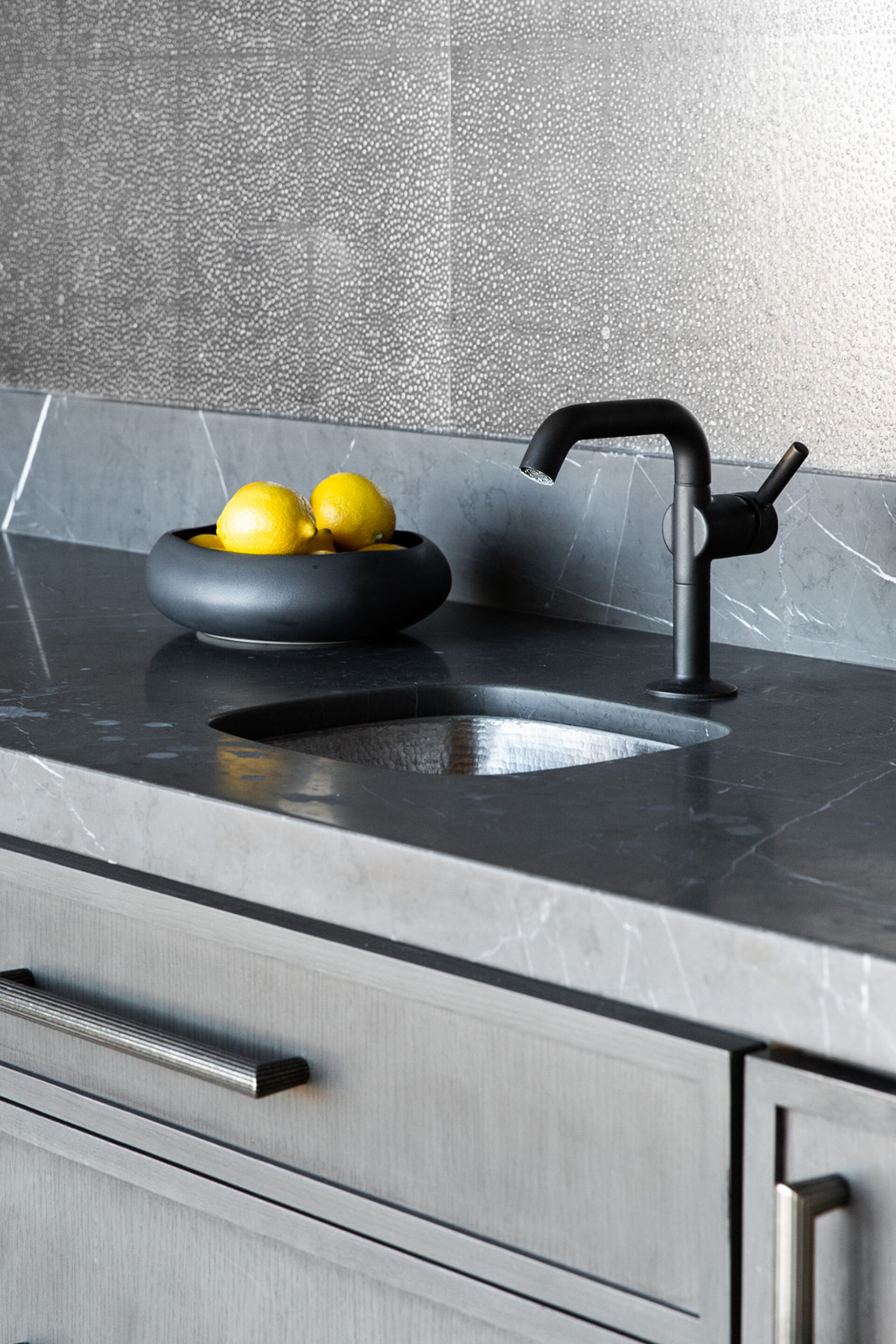 wet bar sink black faucet