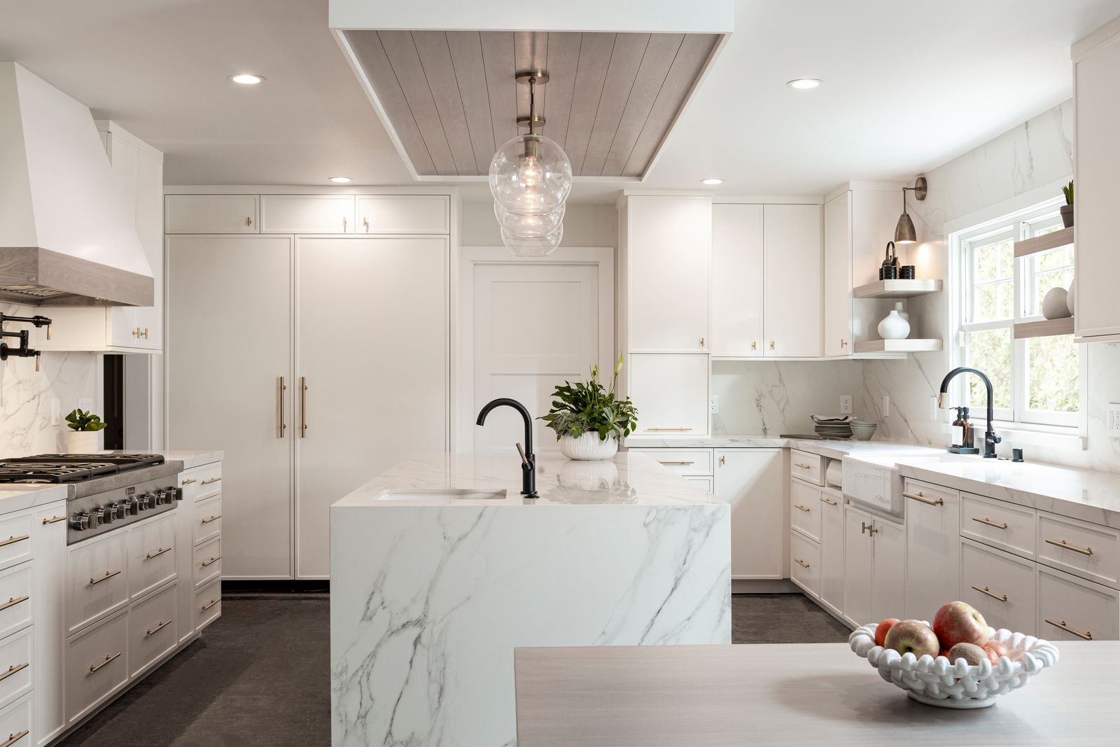 White Kitchen Interior Design Hermosa Beach